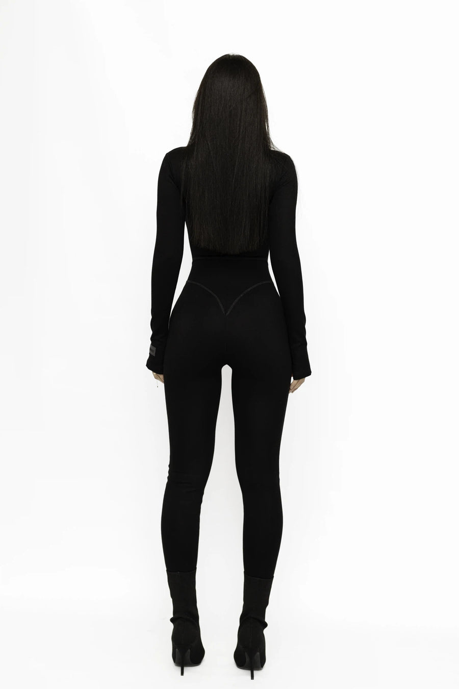 Комбінезон з ефектор утяжки джерсі з кокеткою