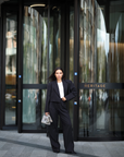 Укорочений жакет чорний