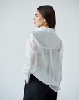 Сорочка прозора - біла